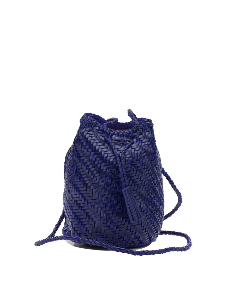 Dragon Diffusion Pompom Double Jump Crossbody Bags - Blue | d869f2fe70d2e33bfaf4b3ab258c00c2b1979fb4