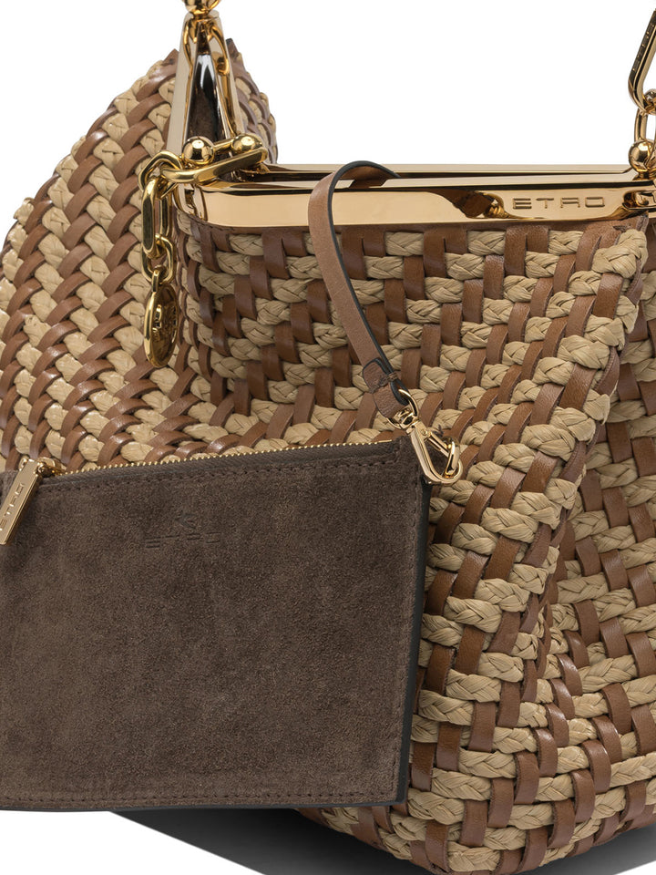 Etro Vela Shoulder Bags - Beige | e38cdd4091468e4c2fc28809b1b10925baee3fe9