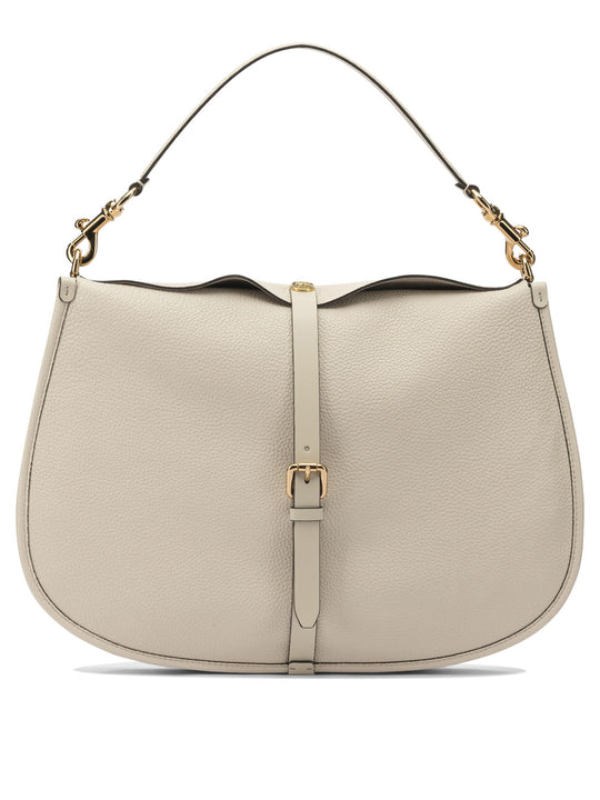 Pony Shoulder Bags White