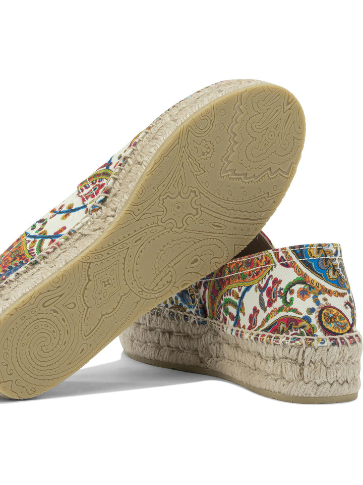 Etro Cotton Espadrilles - White | a56047d74f467fcfe11b93d54b453f4efb712827