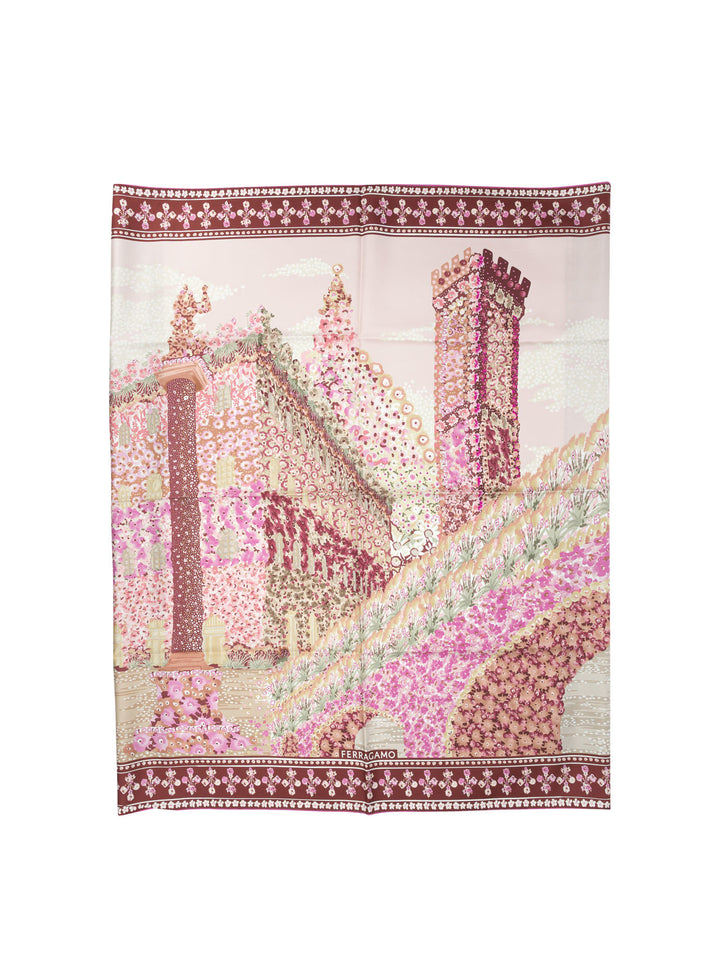 Ferragamo Fiorenza Sciarpe & Foulard - Bordeaux | ad46043d957a56f3a77c300178be3332d039152f