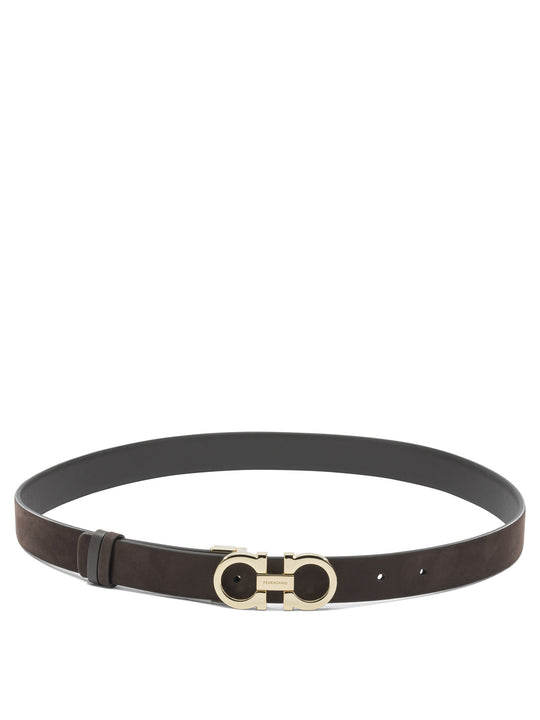 Gancini Belts Brown
