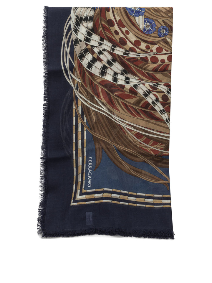 Ferragamo Rooster Sciarpe & Foulard - White | 59b1f557bc520b9a2a20b4de85ca045684dd9be7