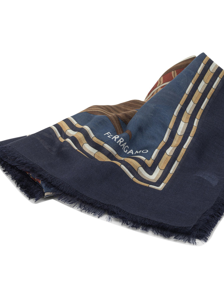 Ferragamo Rooster Sciarpe & Foulard - White | bafe794fb91efc4b11ca58f4cfa9c16078a6358c
