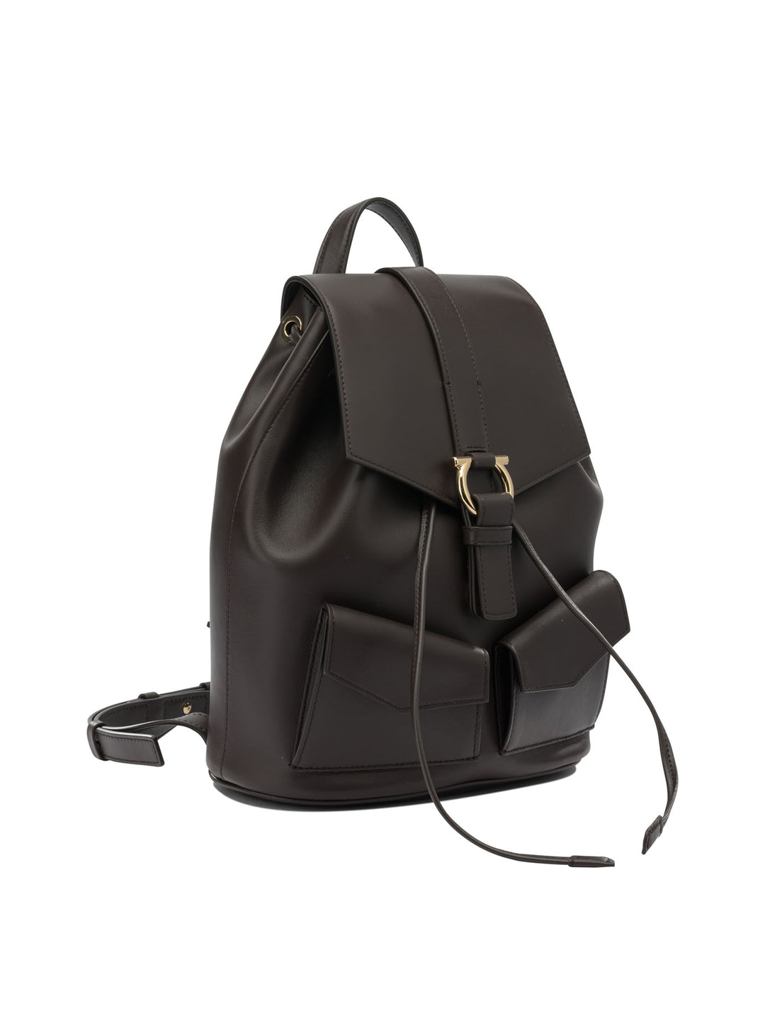Ferragamo Casual Leather Backpack Backpacks & Travels - Brown | d11f6a4a0eaa178dc5d5eb3fdb23b7421ab8f367