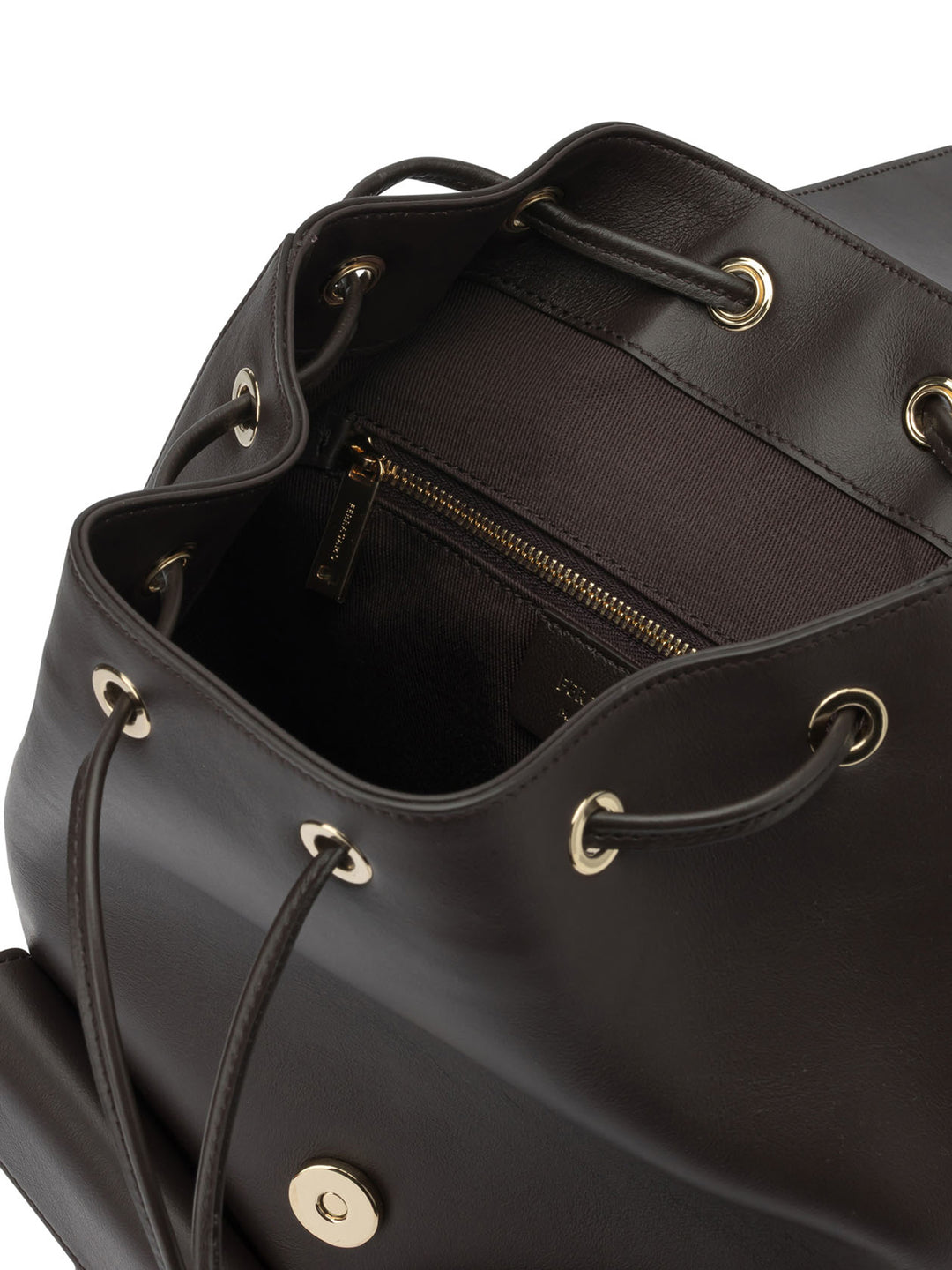 Ferragamo Casual Leather Backpack Backpacks & Travels - Brown | 17f07dcbed6879320ee3379cdba742e16f2a0dc3