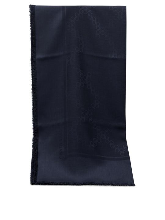Gancini Silk Scarf Sciarpe & Foulard Blue