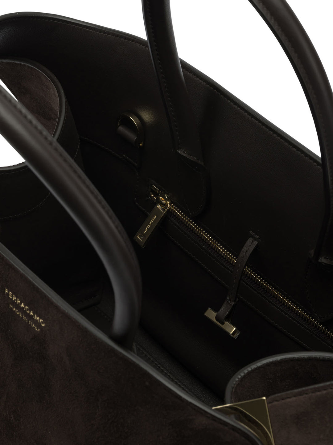 Ferragamo Hug Handbags - Brown | 199de787470df83dee908792aa3a70a8513ff736