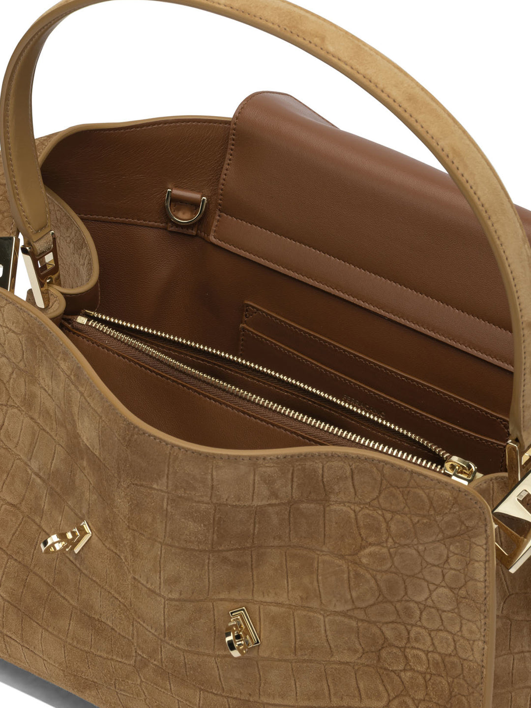 Ferragamo Hug Soft Shoulder Bags - Brown | 1c546779e57cae8ce5021981d2cd1f92380726db