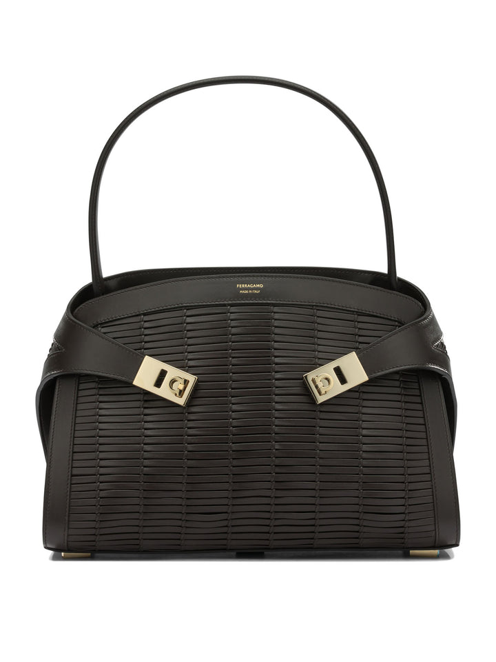 Ferragamo Hug Soft Handbags - Brown | af9d36f3d844a9367258a48e18c007de82efbe28