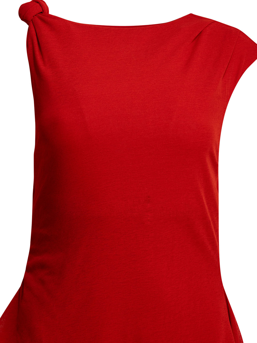 Ganni Draped Long Dress Dresses - Red | cc479348f3f69581babe61c27a81429ce2d8fdc0