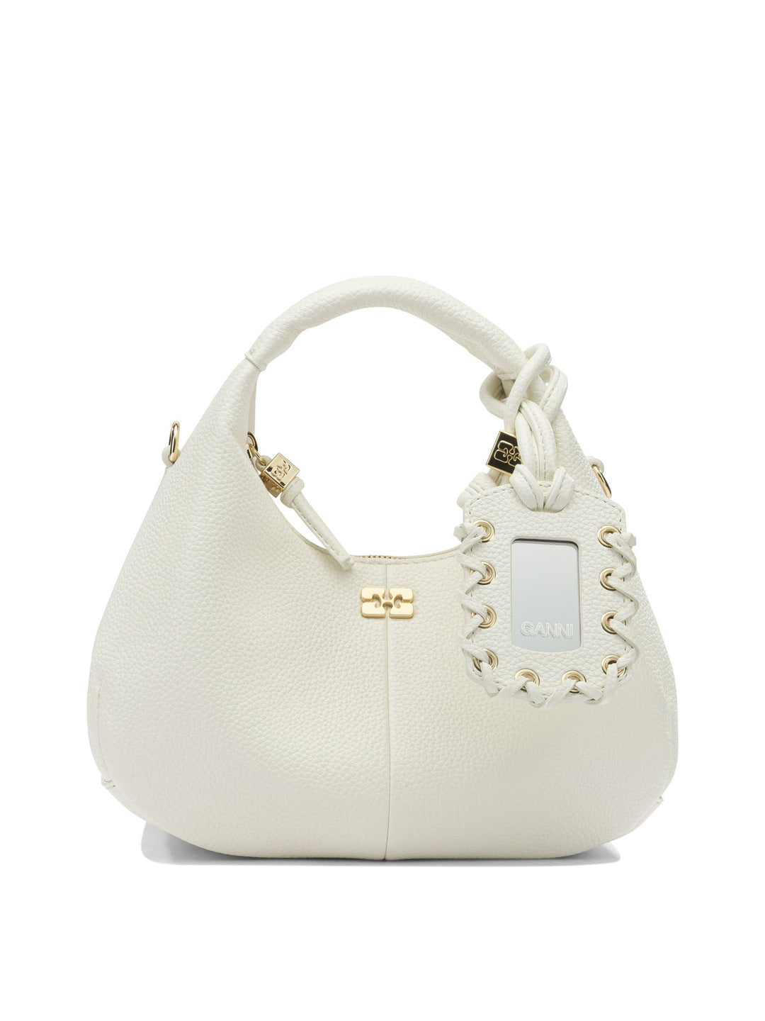 Ganni Hobo Handbags - White | ba92aef6404e85e7e62d3475427c2617127a234f