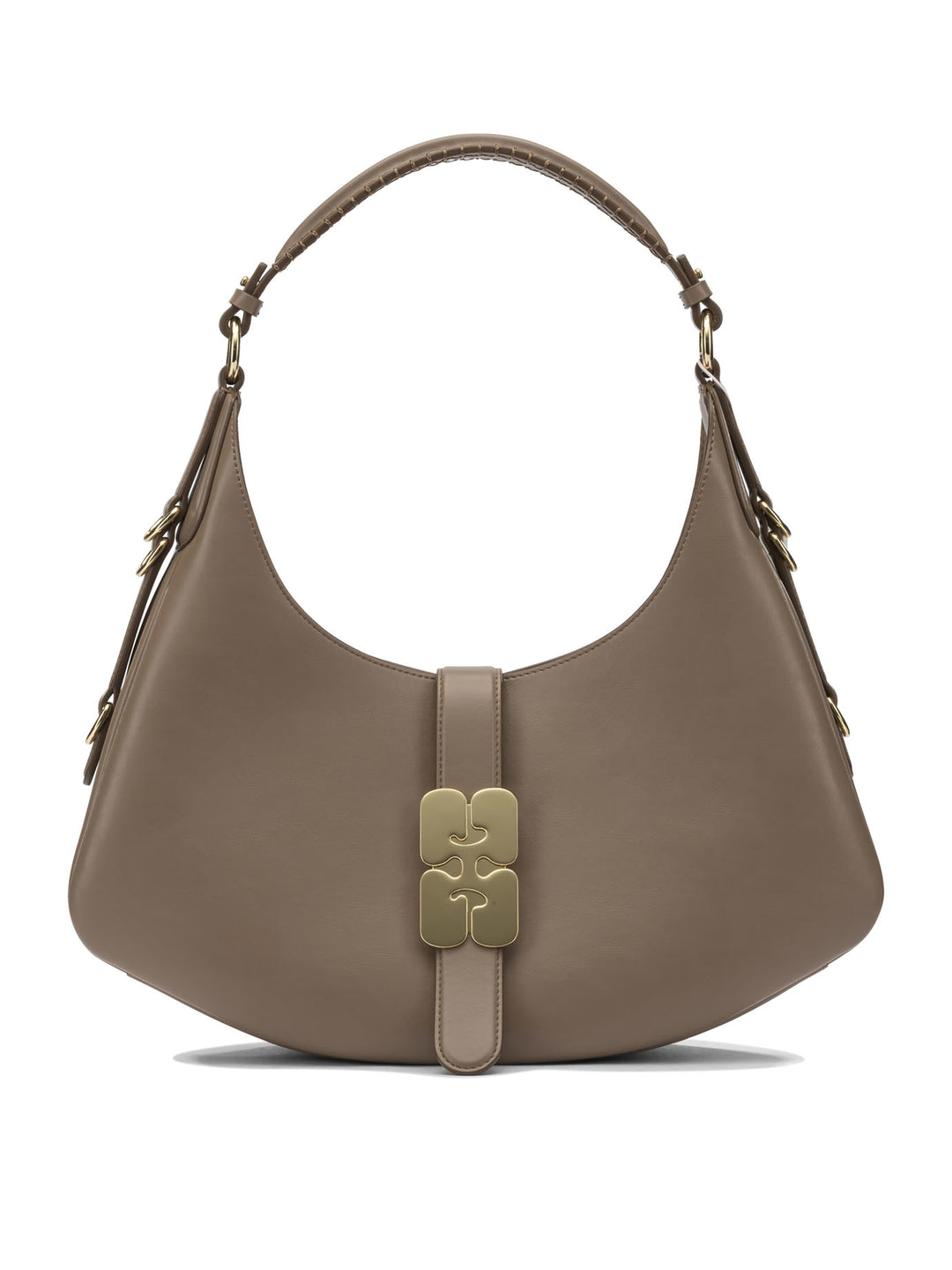 Ganni Kat Shoulder Bags - Brown | ac96cd206949ccbe607b01b8023d59c0b9175016