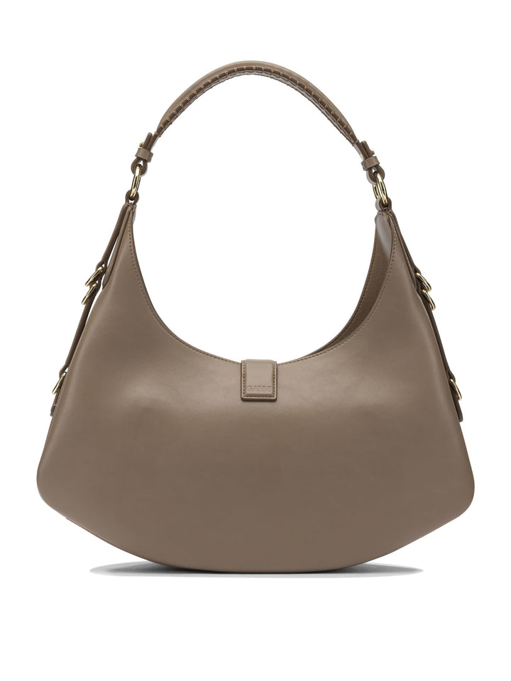 Ganni Kat Shoulder Bags - Brown | a0ad9039b7876c4060b9f0c7ab09bf2233891728