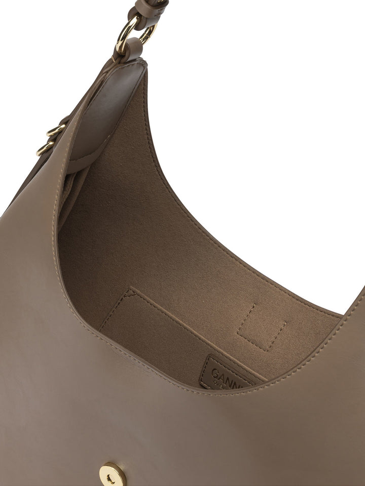 Ganni Kat Shoulder Bags - Brown | 773854c1d8abe184671d2ab2d7ce03082ccc9797