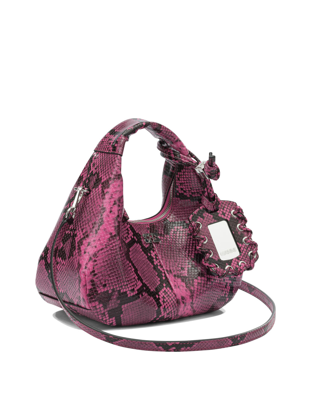 Ganni Hobo Handbags - Fuchsia | 4333d086a68a308c5d38b1238aee0506a4de71d1