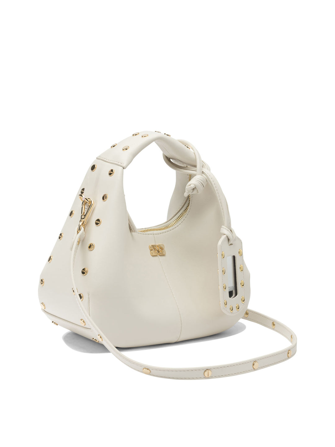 Ganni Hobo Handbags - White | 8662453f3c509ce52ed6b378e100915a51bb1095