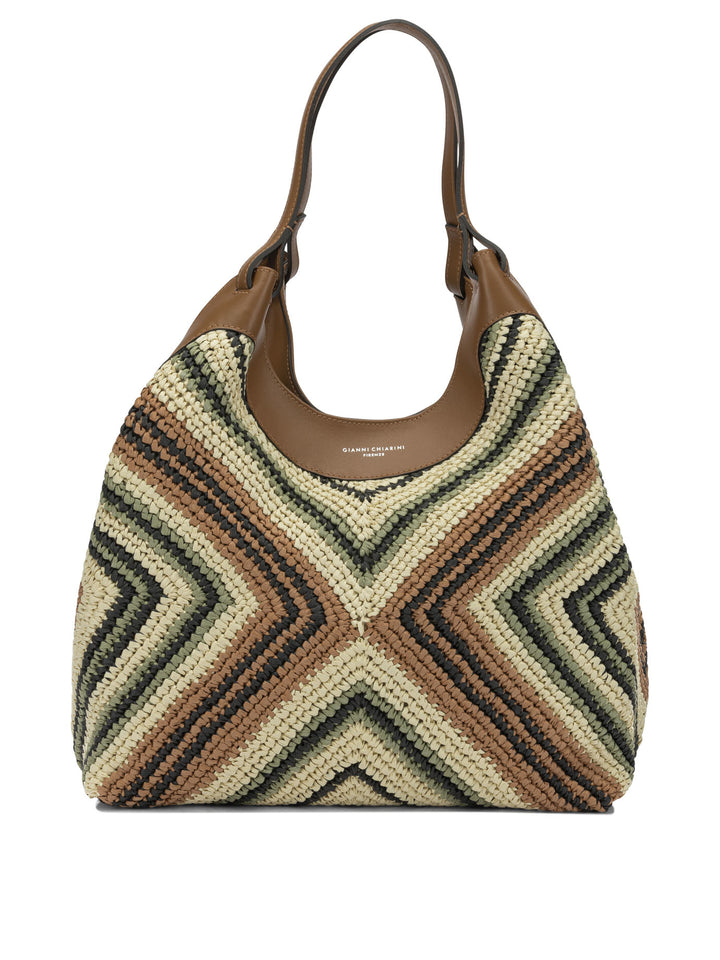 Gianni Chiarini  Shoulder Bags - Green | 7ab80a6ebca18f409e8d76fe9a5afbc2231ceb54