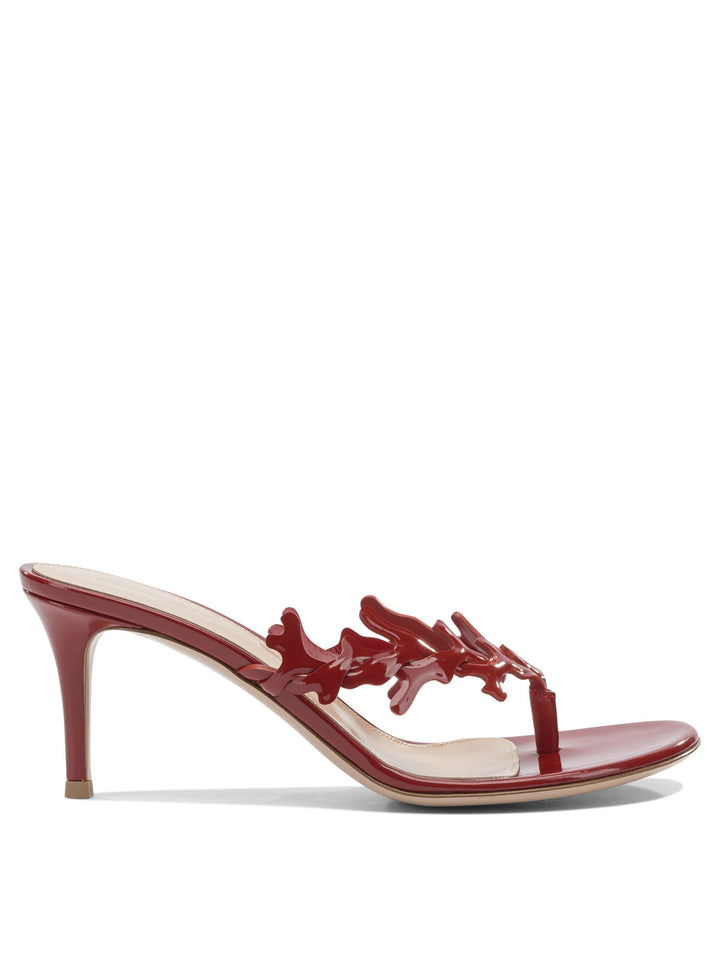 Gianvito Rossi Ocean Thong 70 Mm Sandals - Red | 5d5ad75bc47a0f56b1549799c239873e4a9f9eef