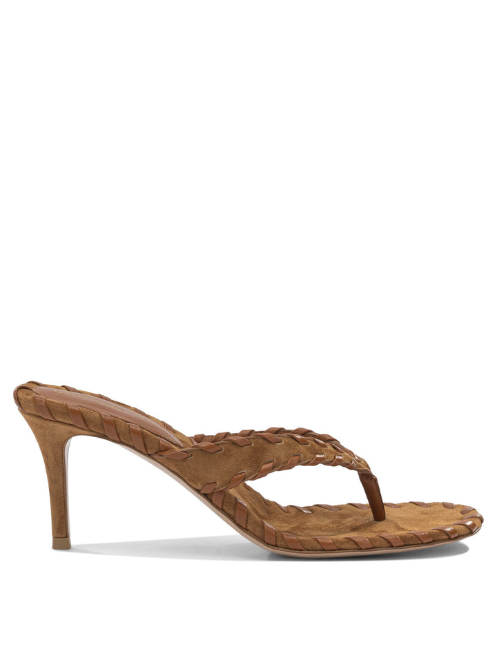 Gianvito Rossi Heeled Sandals - Brown | e1a7cf5a4977b39fe9a8e365052b1667cf1e37e7