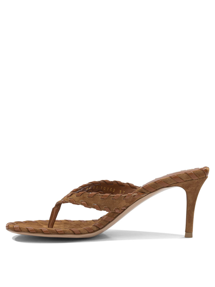 Gianvito Rossi Heeled Sandals - Brown | e1b5690c90cc3fb2078f604d3d3f8d5a9d326e6b