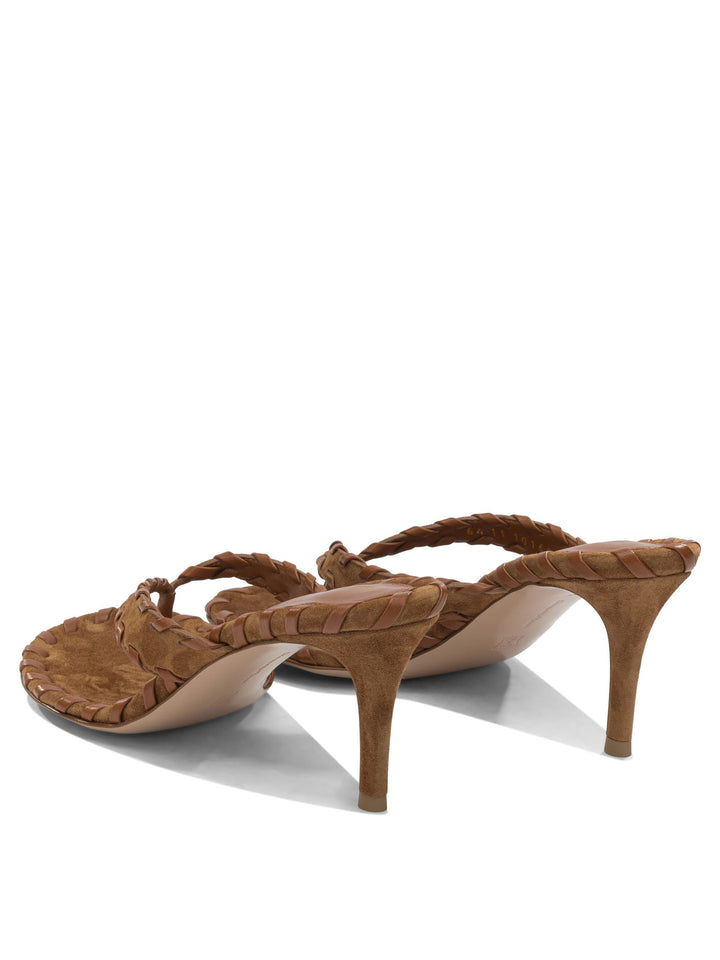 Gianvito Rossi Heeled Sandals - Brown | 11d8fad6710a150e5dd46cd5edf3c7d3862ce662