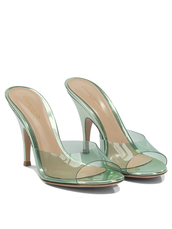 Gianvito Rossi Sofia 95 Mm Heeled shoes - Green | eb53af1b2f510008c560b68634db4e701c731075
