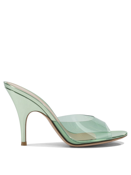 Sofia 95 Mm Heeled Shoes Green