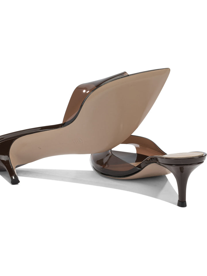 Gianvito Rossi Elle 55 Mm Heeled shoes - Brown | c488d670cc383e0e9835cc64f0204d9ee0e19b53