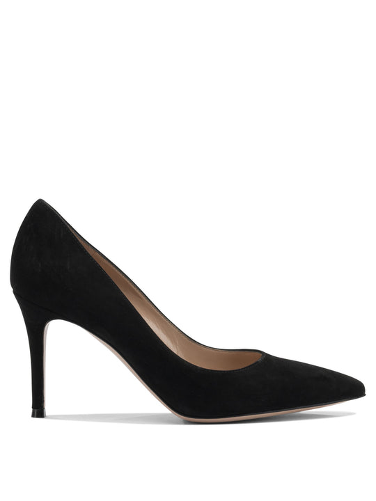 Gianvito 85 Mm Heeled Shoes Black