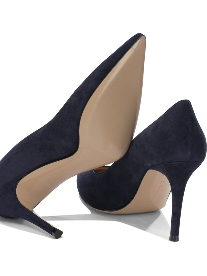 Gianvito Rossi Gianvito 85 Mm Heeled shoes - Blue | fd6f750a950f8fe59aceef084e91e4762af7ea80