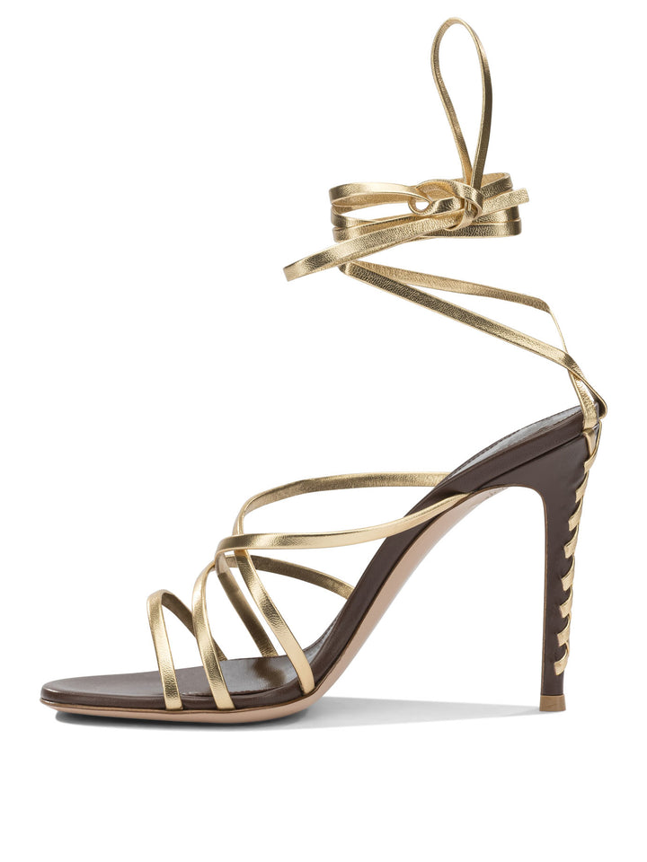 Gianvito Rossi Heeled Sandals - Gold | 7313d6f2fd2ff2fce9e51377547807150a806284