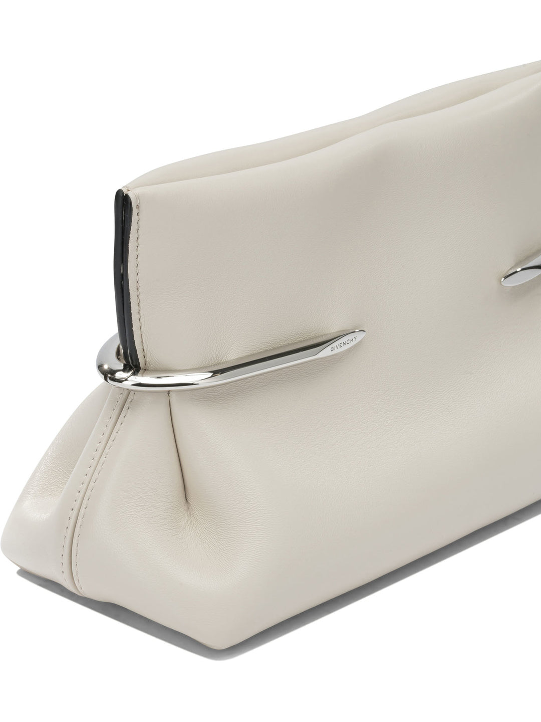 Givenchy Pinch Soft Clutches - White | 6b83b285c84f17cec3f26e2a6d9ef5739ca96927
