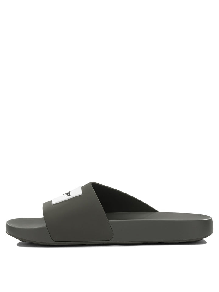 Givenchy Label Sandals - Green | 4f166a7bc950ab22557bcec0daeac196ef3d4443