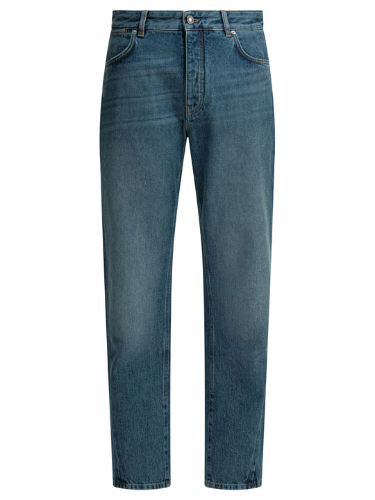 Couture Seam Shadow Jeans Blue