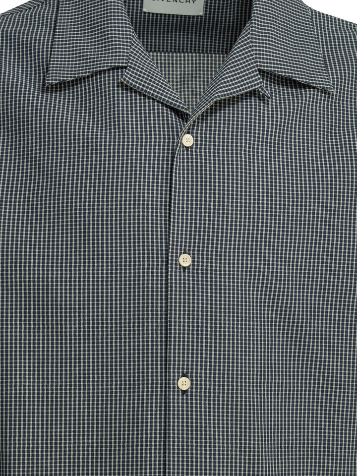 Givenchy Casual Shirt With Logo Shirts - Blue | db96ef61c7fc4370db53ec7053f3ca2e415477d7