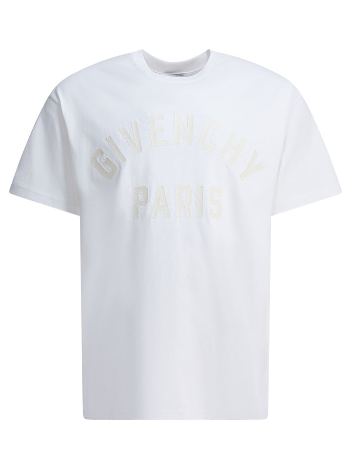 Givenchy Givenchy Paris T-shirts - White | 10dee1b2440ae2a61b36d5bfdf139bc6f53736f6