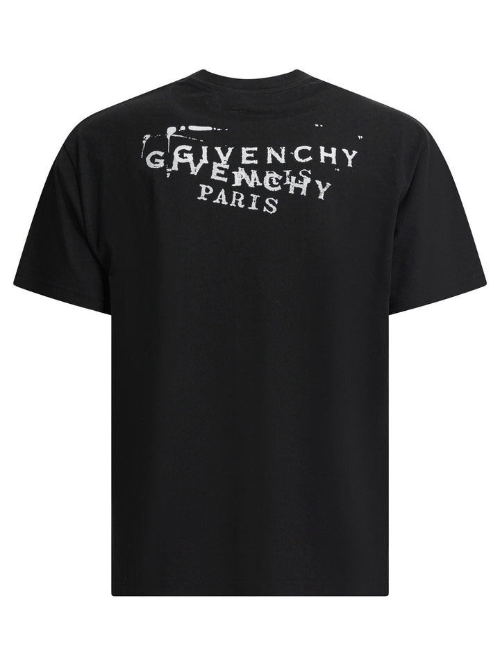 Givenchy Cotton T-Shirt With Logo T-shirts - Black | c4dcddcb1b9402d1c03c47354e3eaa87b7c65ab7