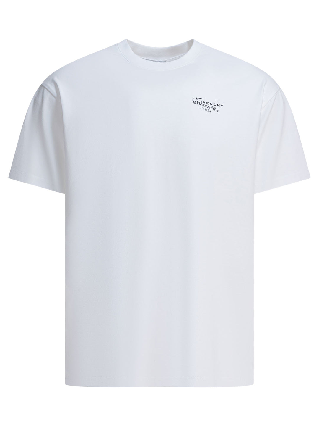 Givenchy Cotton T-Shirt With Logo T-shirts - White | df32c3d8df4ef309b415674532de3ba6ce8ef320