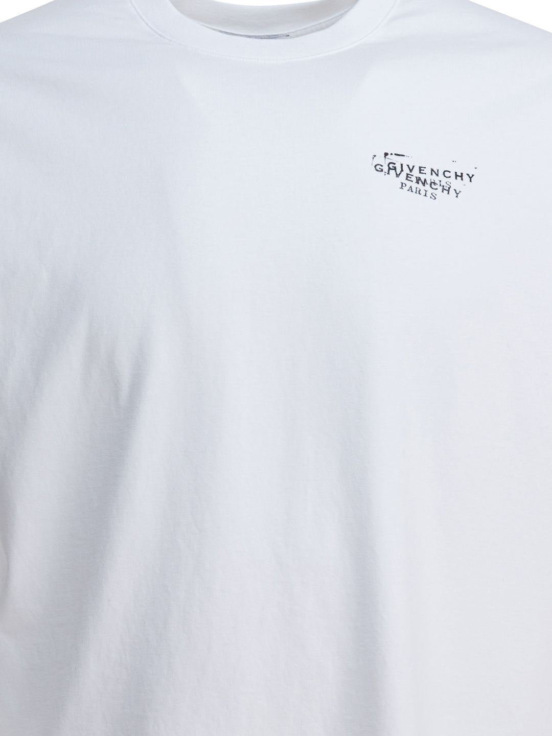 Givenchy Cotton T-Shirt With Logo T-shirts - White | 114ec43426231d60912e808c0508535f48aa5a16