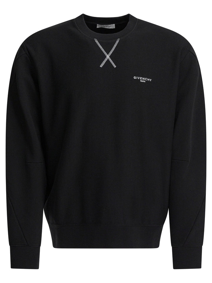 Givenchy Couture Seam Sweatshirts - Black | 1988bc8a4b38dc4146f5712d591850940da24941
