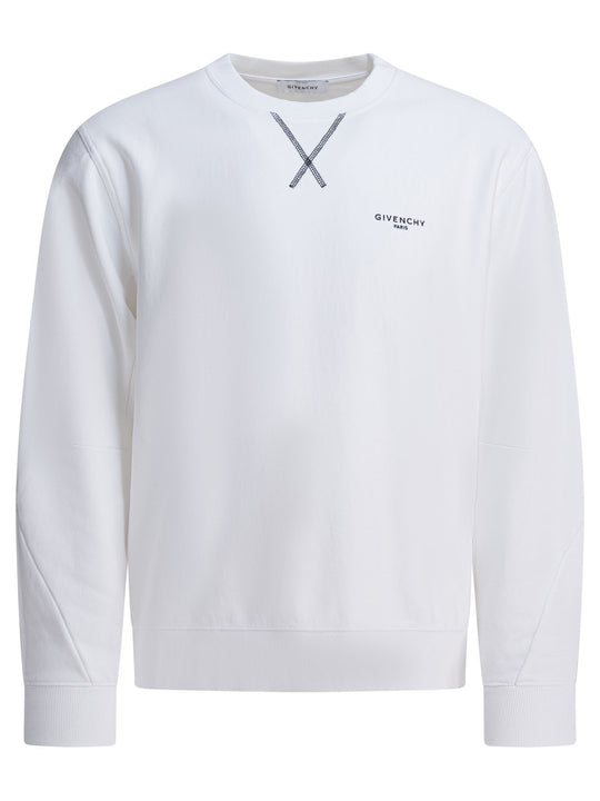 Couture Seam Sweatshirts White