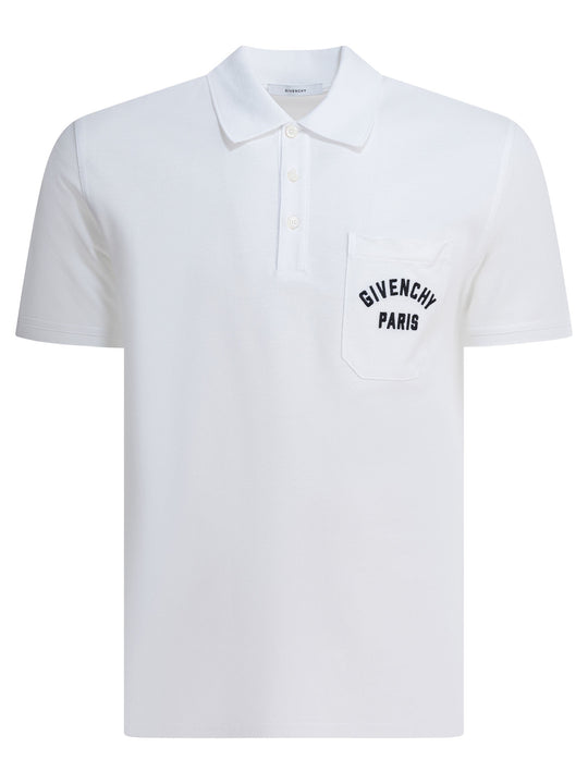 Cotton Short-Sleeved Polo Shirt Polo Shirts White