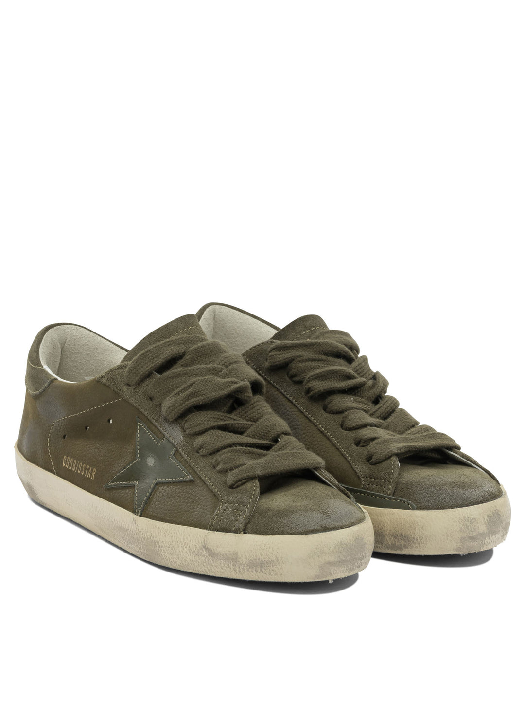 Golden Goose Super-Star Sneakers & Slip-On - Green | 70386fd1c641beb6ee713c7f2487074fc012fe31
