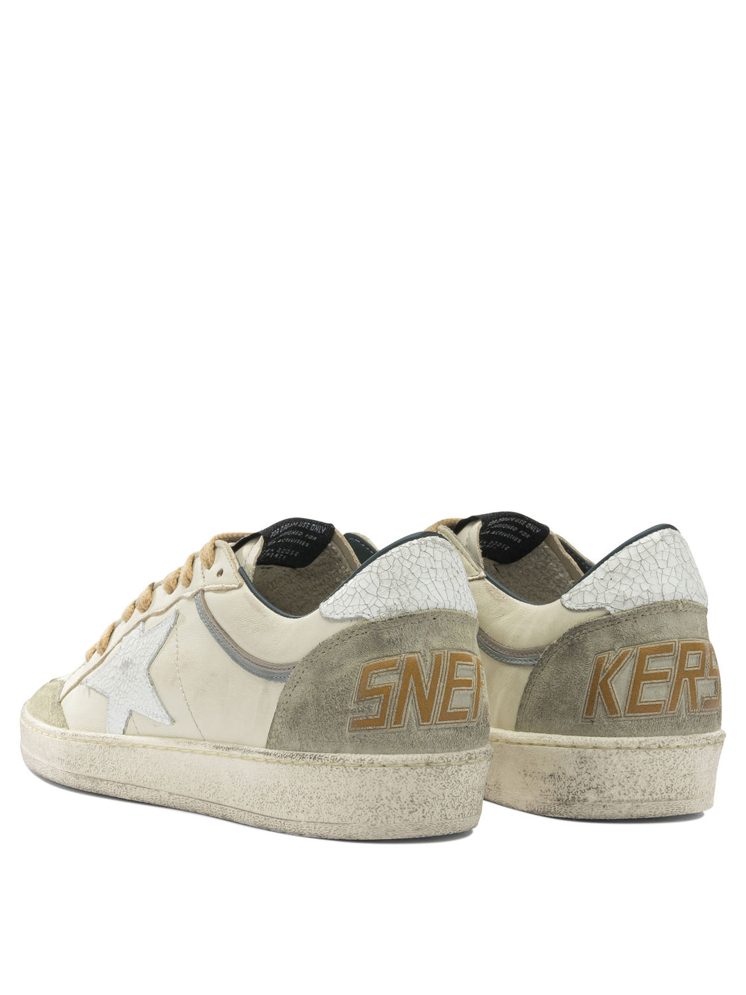 Golden Goose Ball Star Double Upper Sneakers & Slip-On - White | b2ac2df3c4706261845cf7f560b4a760da9e6f80