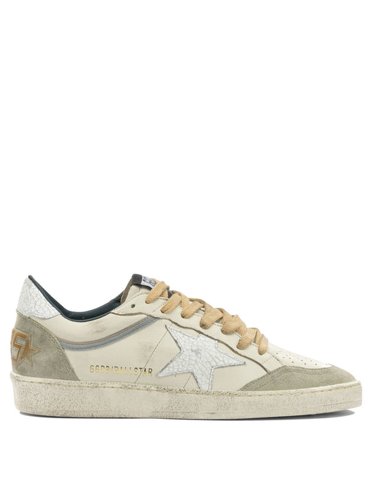 Ball Star Double Upper Sneakers & Slip-On White