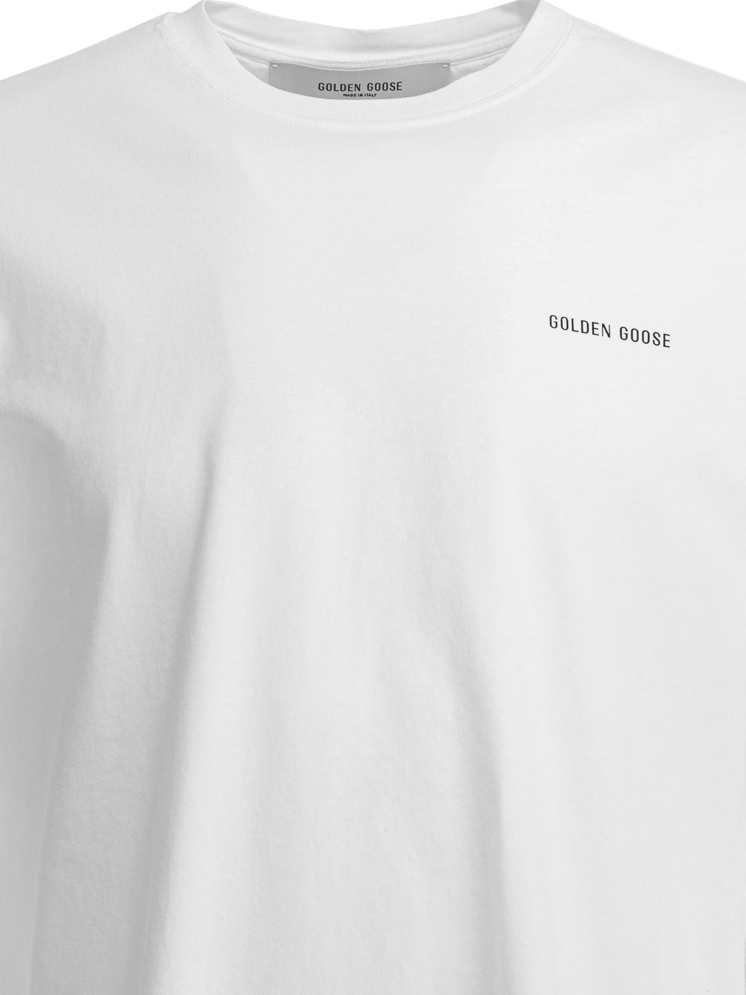 Golden Goose Cotton Jersey Crew-Neck T-Shirt T-shirts - White | ff5c54ac9f4175102ec664c6ae39851184974eba