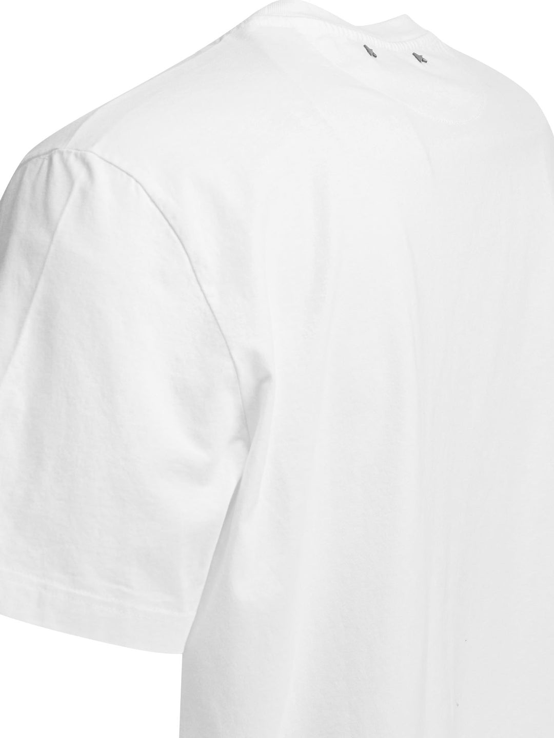 Golden Goose Cotton Jersey Crew-Neck T-Shirt T-shirts - White | 94ae18f9173670a2433efc2260ea37951909d97f