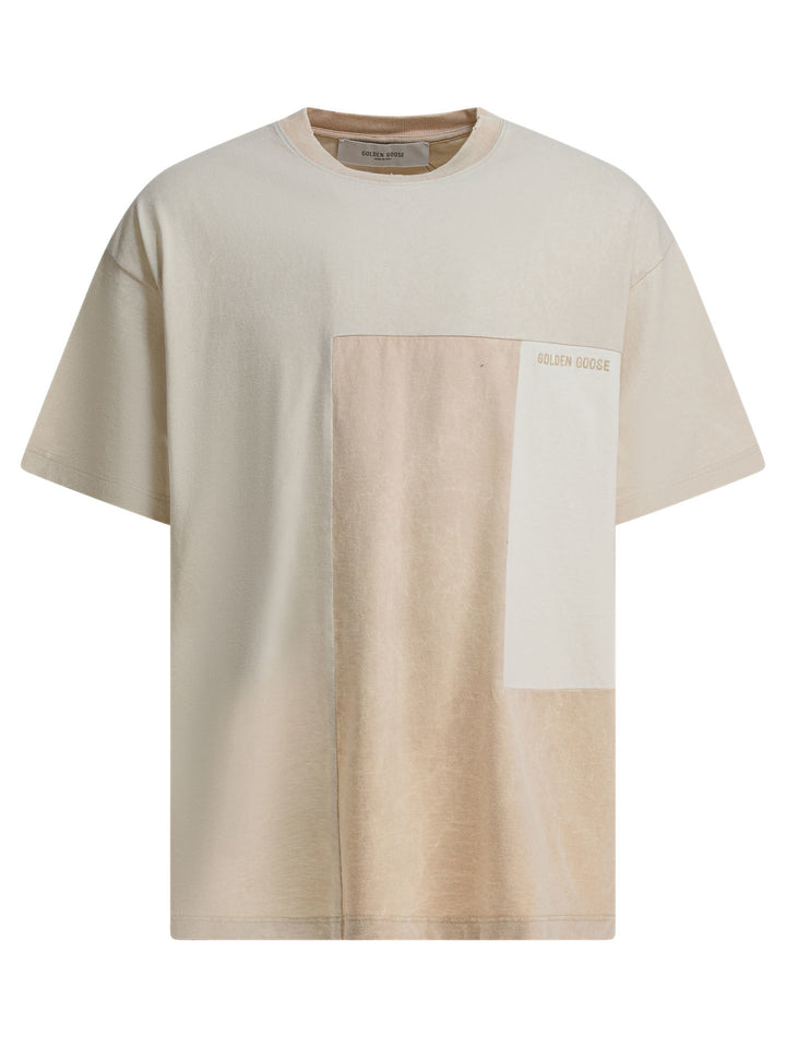 Golden Goose Irio T-shirts - Beige | 254e884085e491f8e2834d1bfc740058be7b9605