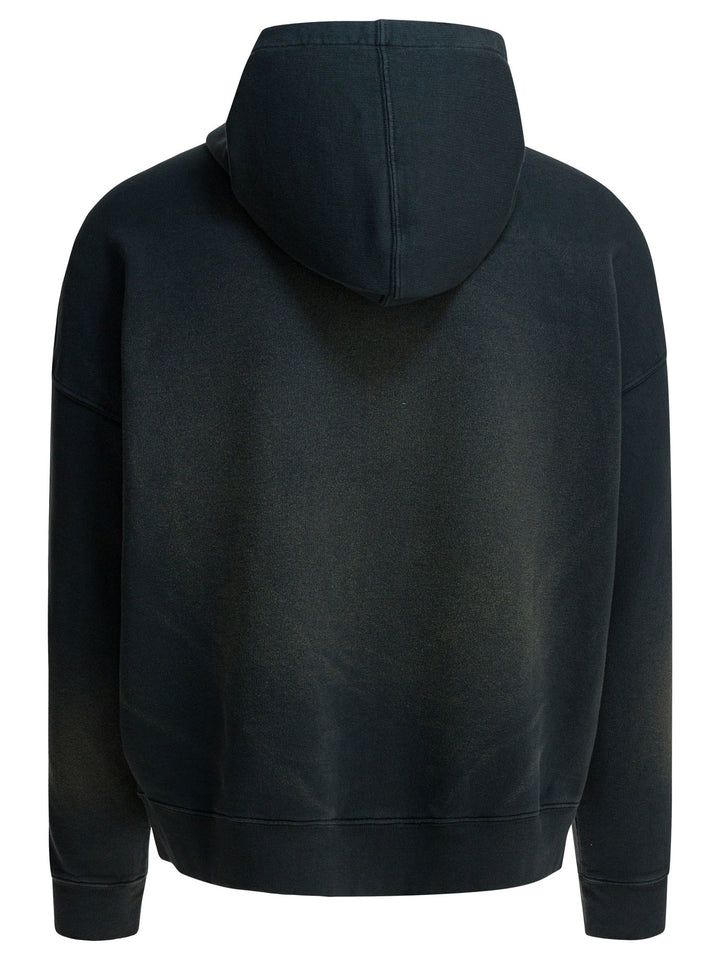 Golden Goose Bleached Effect Hoodie Sweatshirts - Black | e027e8ab8cddf0fa4e040a01dcc516b447c20ddb